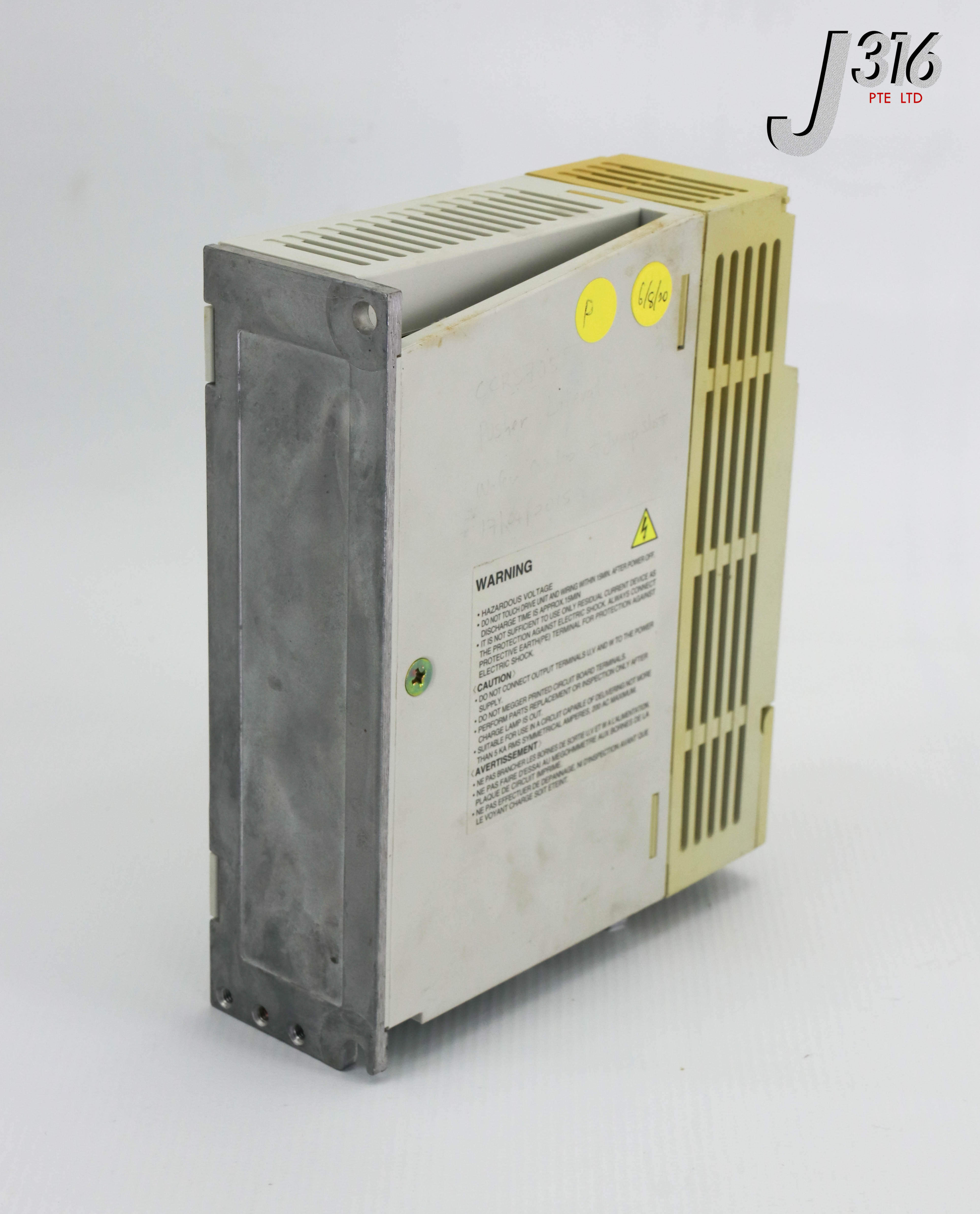 20738 MITSUBISHI AC SERVO DRIVE W/O FRONT COVER & BATTERY MR-J2